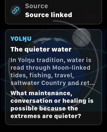 Tidal Lore Apple Watch screenshot